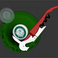 Green Wine Saver Pump Bottle With White Nozzle And Red Handle Design