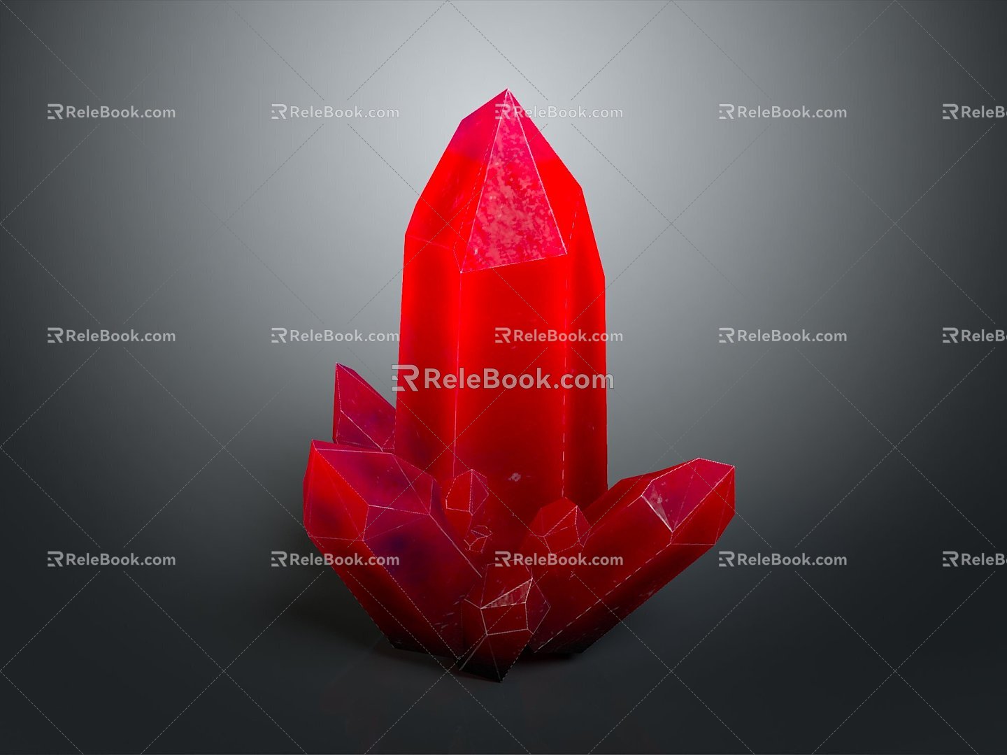 Crystal Crystal Ore Crystal Mineral Gem Ore Crystal Crystal Crystal Mineral Crystal Blue Crystal 3d model