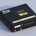 Black Marantz Vintage Cassette Audio Player With Control Knobs Buttons And Slot