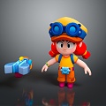 Modern Cartoon Characters Cartoon Characters Game Characters Cartoon Girls 3d model