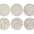 Round carpet 3d model