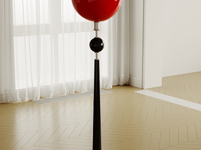 Bauhaus Floor Lamp Minimalist Metal Floor Lamp Dopamine Color Floor Lamp Ball Lamp Retro Floor Lamp Floor Lamp Art Floor Lamp Bauhaus Ornaments 3d model