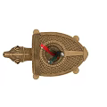 Golden Turtle Shaped Metal Pen Holder With Colored Pens And Pencil