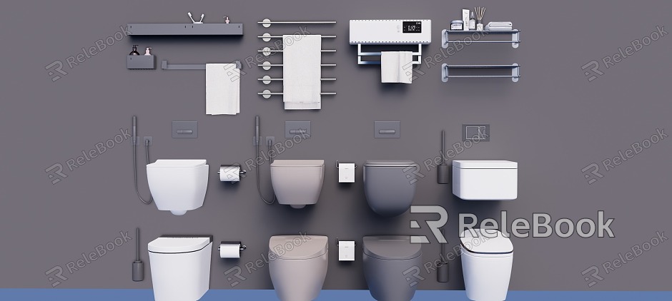 Modern toilet model