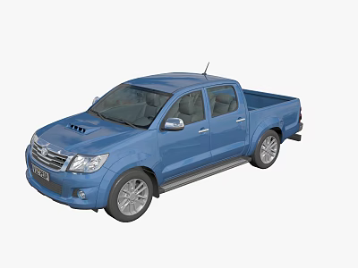 Hyundai Toyota Pickup Car Engineering Vehicle 3d model
