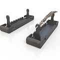 Dual Black Support Bracket Tools with Stable Base and Holding Functionality