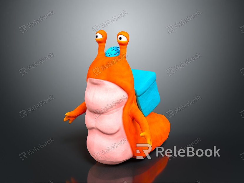 Snail Cartoon Snail Snail Small Snail Reptile Cold Blooded Animal Reptile model