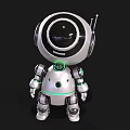 Cute robot science fiction robot cartoon robot intelligent robot small robot 3d model