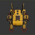 Robot Assistant Small Robot Butler Robot Butler Figure Game Figure 3d model