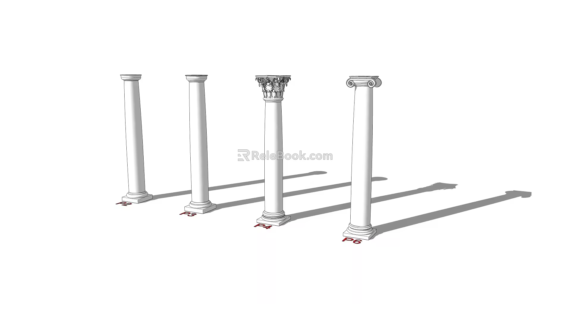 Jane's Roman Column 3d model