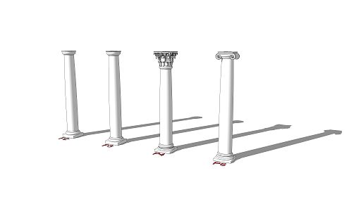 Jane's Roman Column 3d model