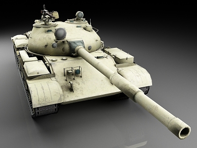 tank t62 soviet tank heavy tank vintage tank main battle tank 3d model