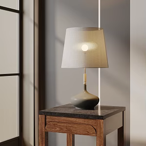 Modern table lamp 3d model