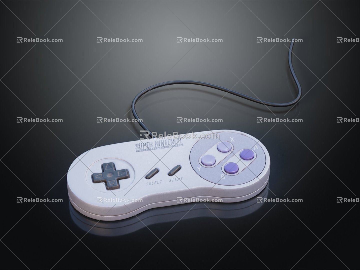 Modern Gamepad Game Accessories 3d model