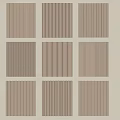 Various Decorative Wall Panels With Different Striped Patterns For Home Interior