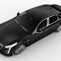 2022 Cadillac CT6 without interior 3d model
