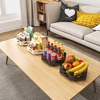 Fruit Plate Beverage Food Storage Rack 3d model