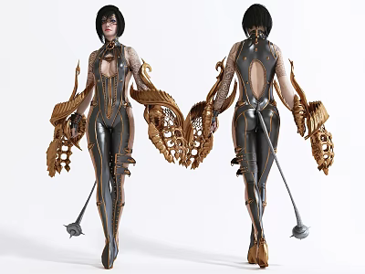 Modern Game Characters Virtual Characters Movie Characters 3d model