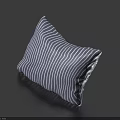 Blue And White Striped Decorative Pillow For Modern Home Decor