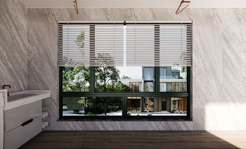 Modern venetian blinds 3d model