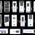 Public Facilities Various Types Of Outdoor Electric Charging Stations And Equipment