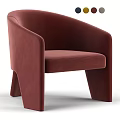 Stylish Single Sofa Options With Yellow Gray Blue And Red Upholstery