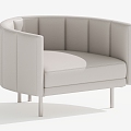 Single sofa single chair leisure chair 3d model