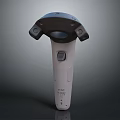 Modern controller aircraft handle console submarine compartment 3d model
