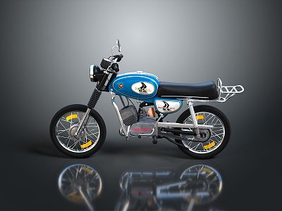 Motorcycle Two-wheeled Motorcycle Cross-country Motorcycle Road Race Motorcycle Motor Vehicle Transport 3d model