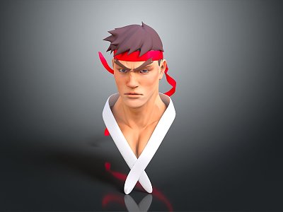 Muay Thai Free Fighting Athlete Muay Thai Athlete Boxer Athlete Sanda 3d model