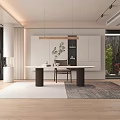 Modern study 3d model
