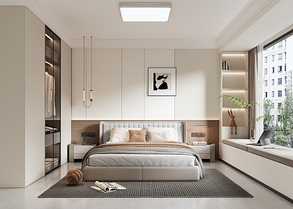 Modern Bedroom 3d model