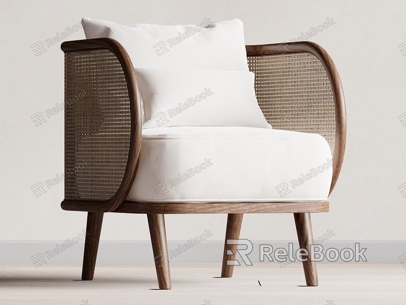 Rattan leisure chair model