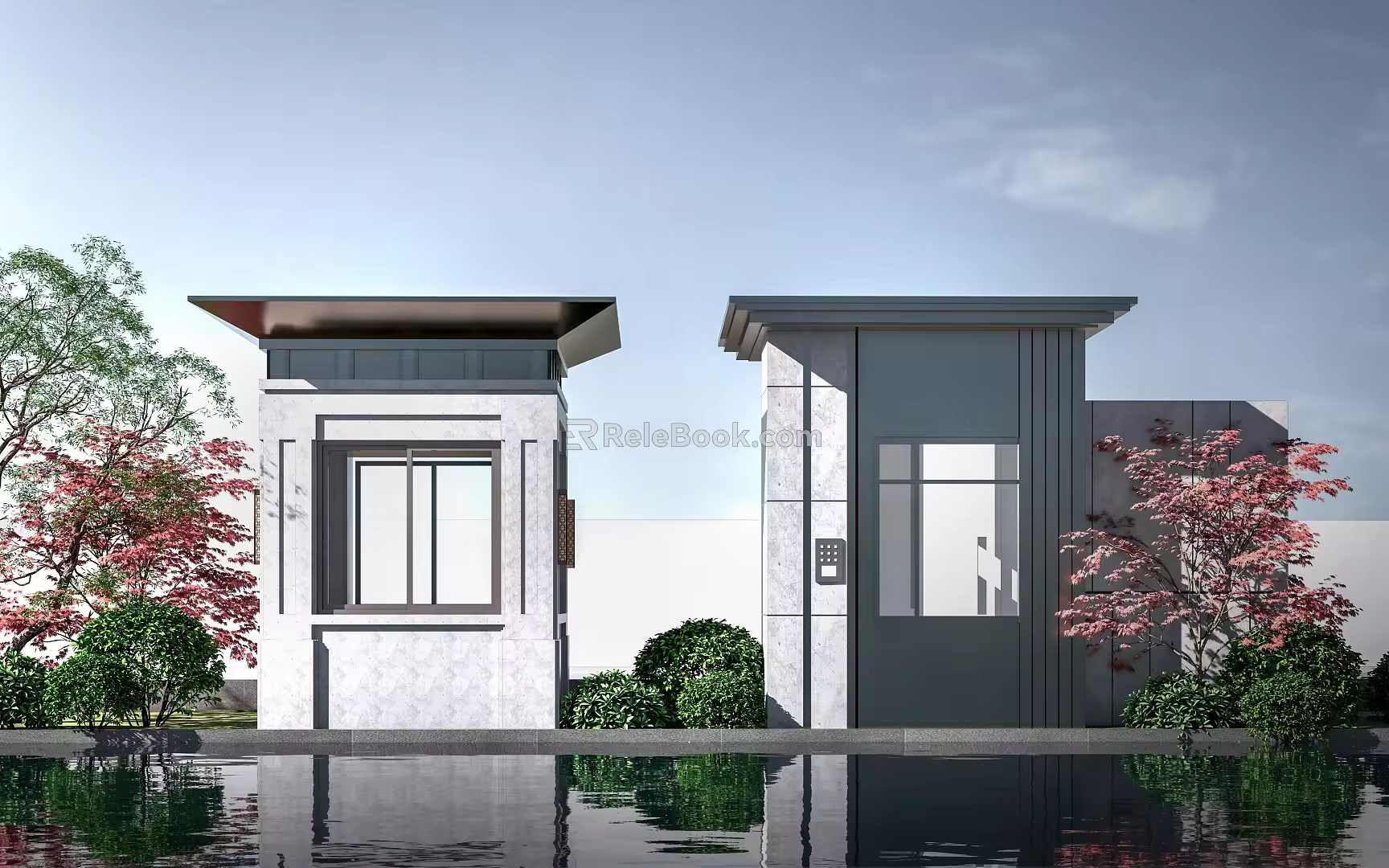 Guard Booth Guard Booth Guard Booth Guard Booth Gate Booth 3d model
