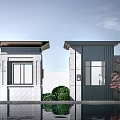 Guard Booth Guard Booth Guard Booth Guard Booth Gate Booth 3d model