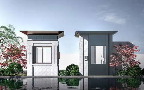 Guard Booth Guard Booth Guard Booth Guard Booth Gate Booth 3d model