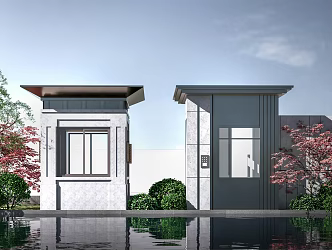 Guard Booth Guard Booth Guard Booth Guard Booth Gate Booth 3d model