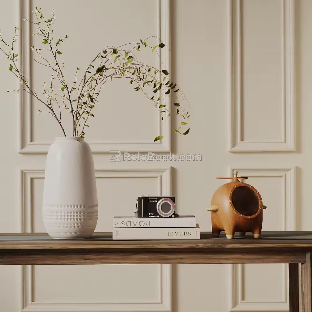 Modern ornaments combination 3d model