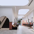 Elegant Beauty Hair Salon Interior With Bright Mirrors Styling Chairs And Workstations