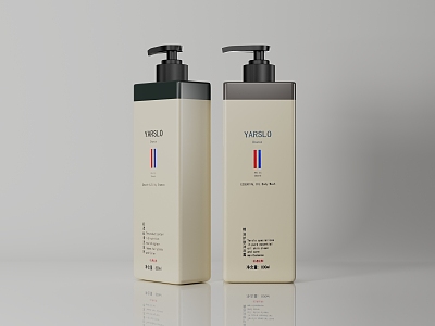 Shampoo shower gel 3d model