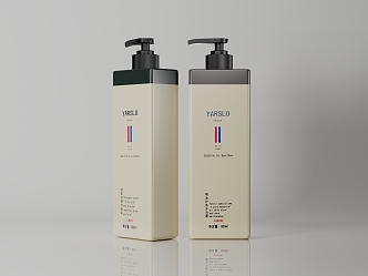 Shampoo shower gel 3d model