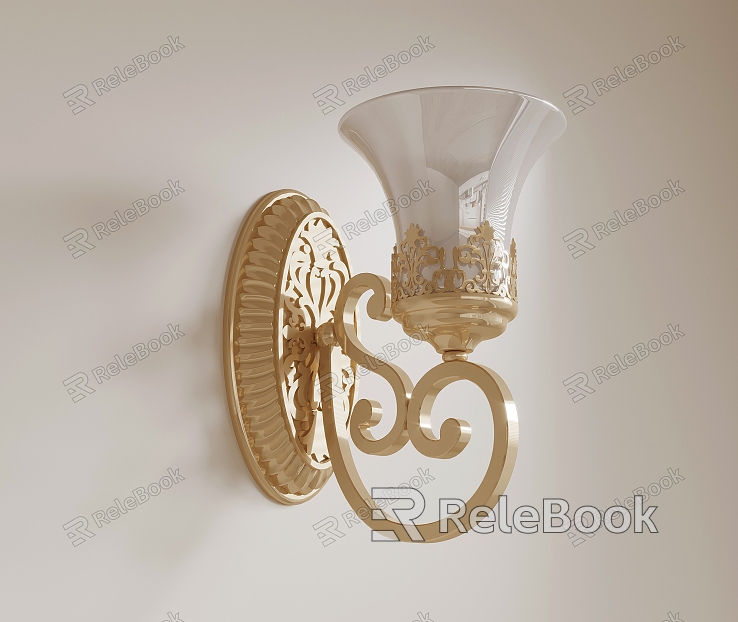 French Wall Lamp model