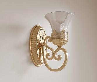 French Wall Lamp 3d model