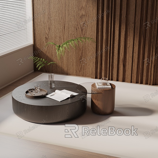 Modern coffee table model