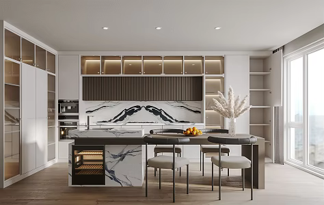 Modern Restaurant 3d model