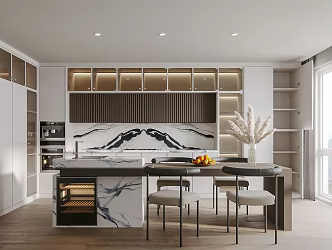 Modern Restaurant 3d model