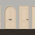 White Hinged Doors With Various Designs For Modern Interior Home Spaces