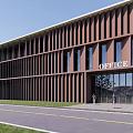 modern office building multi-storey office building 3d model