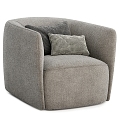 Modern Single Sofa Fabric Single Sofa Fabric Single Chair Fabric Leisure Chair 3d model