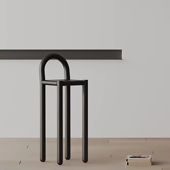 Modern Bar Chair 3d model